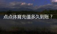 点点体育充值多久到账?到账时间、延迟原因与快速解决办法
