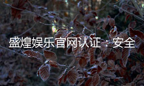 盛煌娱乐官网认证：安全可靠的在线娱乐平台首选