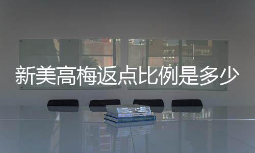 新美高梅返点比例是多少?揭秘高额返水优惠与实战技巧