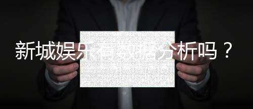 新城娱乐有数据分析吗?深度解析其数据功能与玩家体验