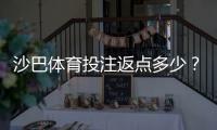 沙巴体育投注返点多少？最新返点比例、计算方法与领取攻略