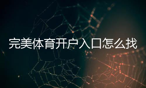 完美体育开户入口怎么找?新手注册步骤、验证流程与安全注意事项一文看懂