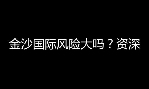 金沙国际风险大吗?资深玩家揭秘真实体验与防坑指南