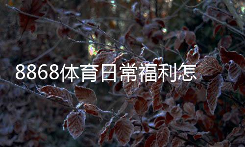 8868体育日常福利怎么玩?领取攻略、规则解析与实用省钱技巧