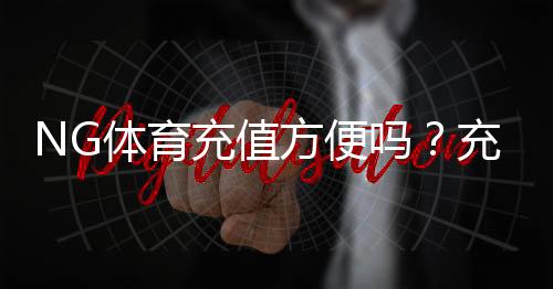 NG体育充值方便吗？充值方式、到账速度与安全性一站式解析
