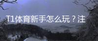 T1体育新手怎么玩？注册、充值与常见玩法新手入门全攻略