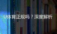 U体育正规吗?深度解析平台安全性与玩家真实体验