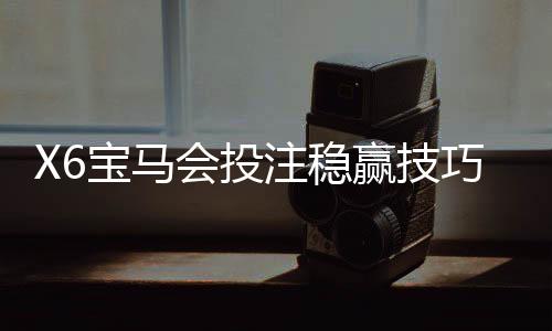 X6宝马会投注稳赢技巧：资深玩家分享实战经验与策略解析