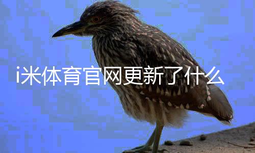 i米体育官网更新了什么？功能亮点、更新日志与操作指南
